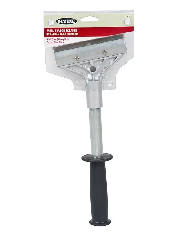 Hyde Tools 19424 5" Offset Scraper with 12" Handle