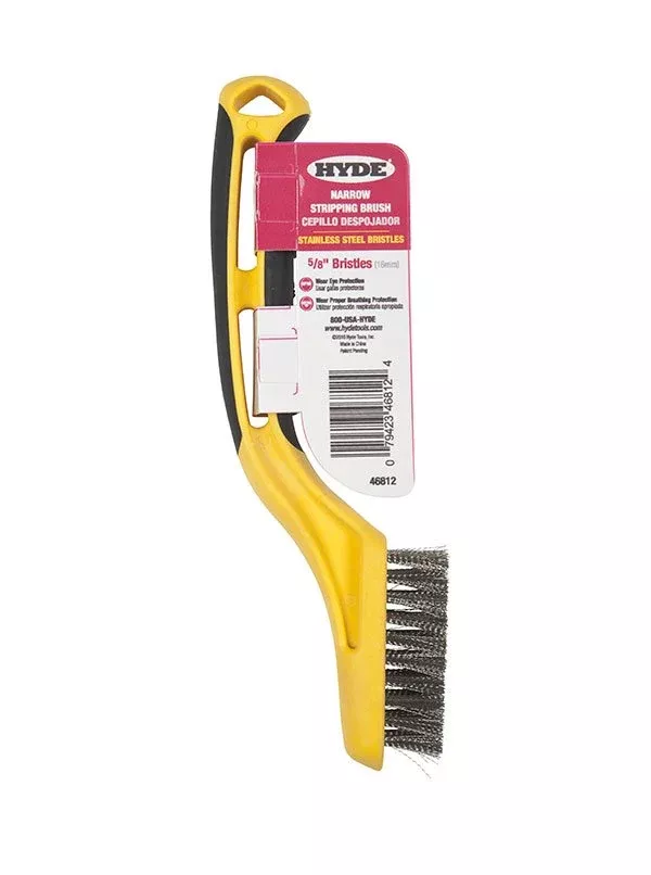 Hyde Tools 46812 Stainless Steel Grout Brush