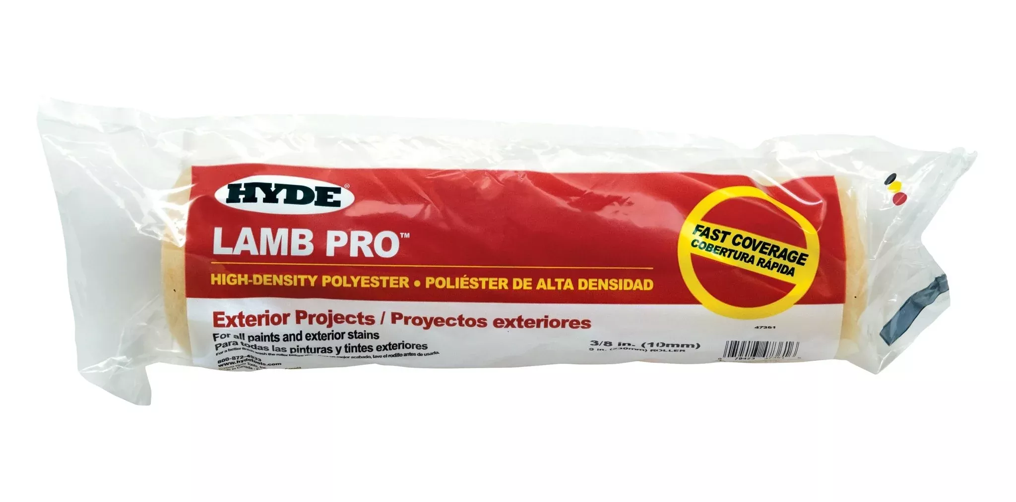 Hyde Tools 47361 9" Lamb Pro™ Roller Cover, 3/8" Nap