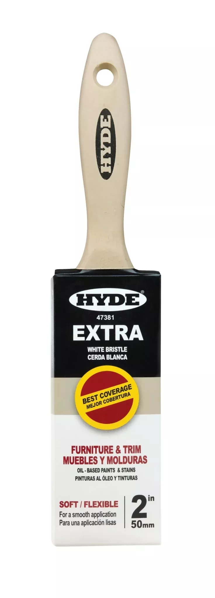 Hyde Tools 47381 2" Extra™ Paint Brush