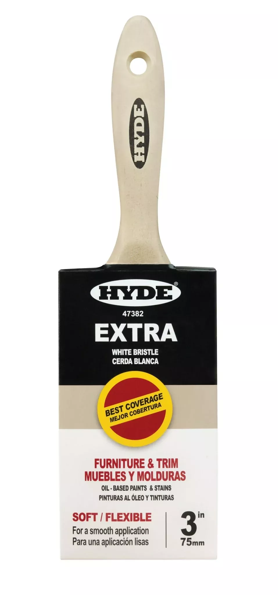 Hyde Tools 47382 3" Extra™ Paint Brush