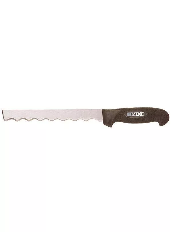 Hyde Tools 60118 Black & Silver Square Point Insulation Knife