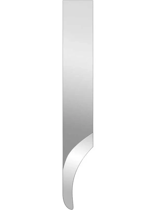 Hyde Tools 62420 Flat Grind Mill Blade 088