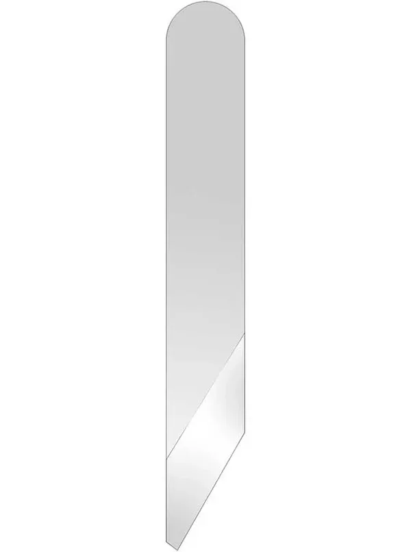 Hyde Tools 62930 Flat Grind HSS Mill Blade BG77M