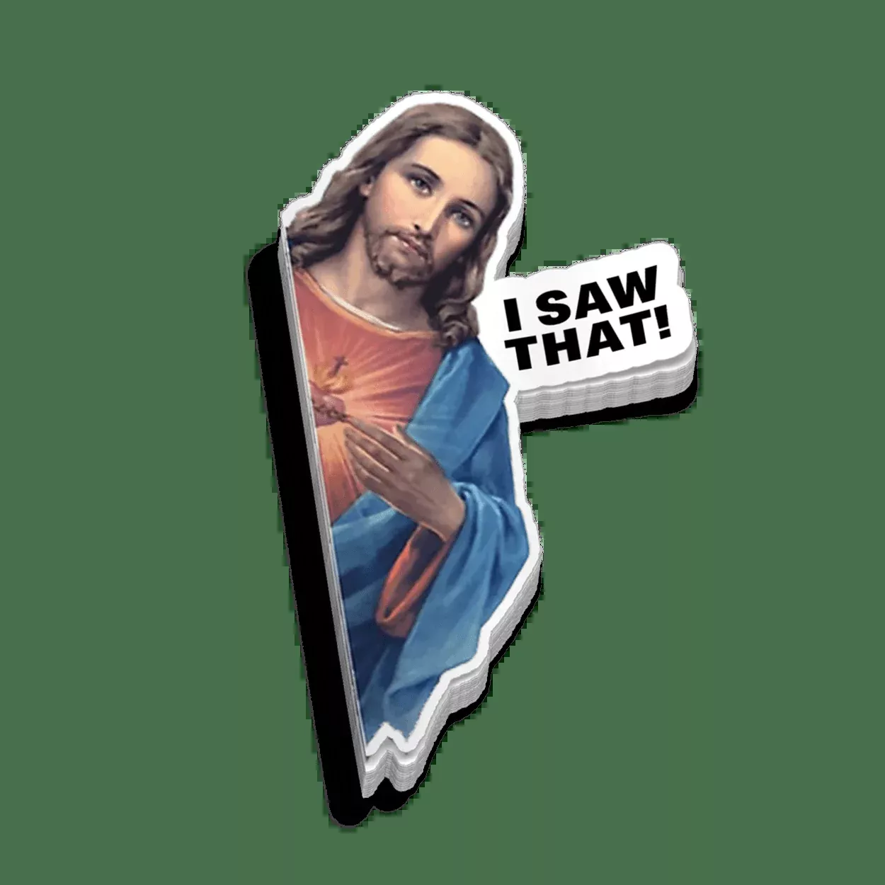 I Saw That Helmet Sticker