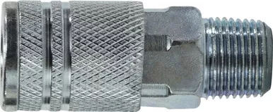 Industrial Interchange Male Coupler Steel