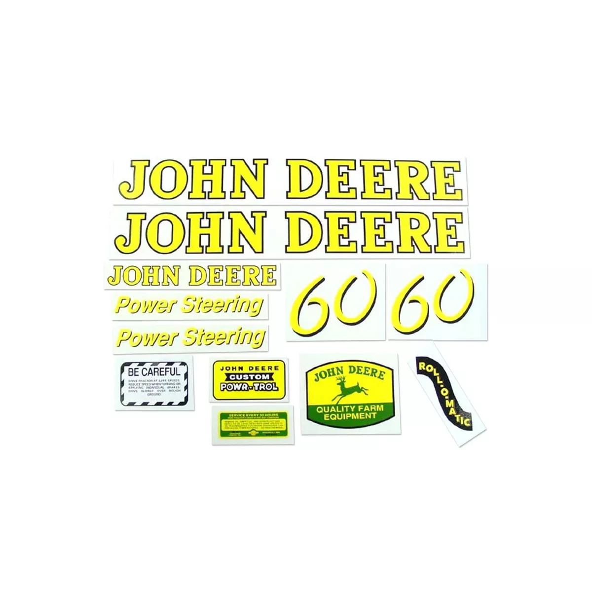 JD 60: Mylar Decal Set