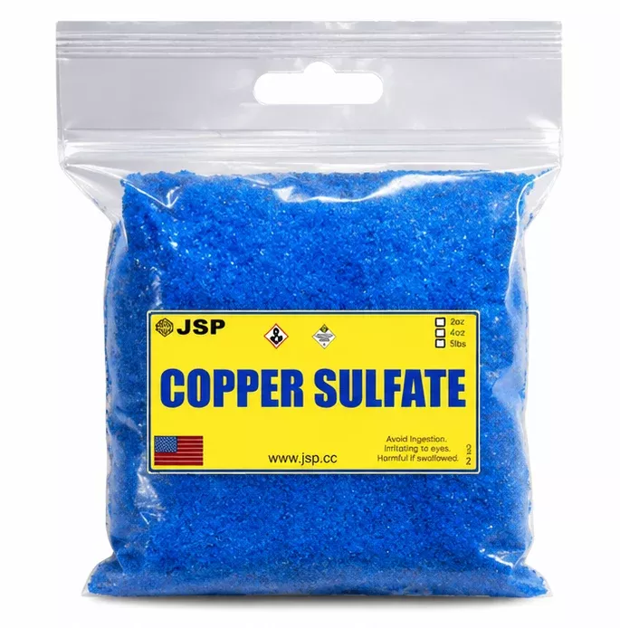 JSP Copper Sulfate Crystals 2 oz Copper Electroplating PentahydrateCrystals