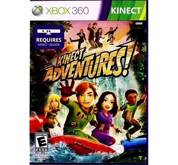 Kinect Adventures! Microsoft Xbox 360 2010 Video Game Complete Requires Sensor