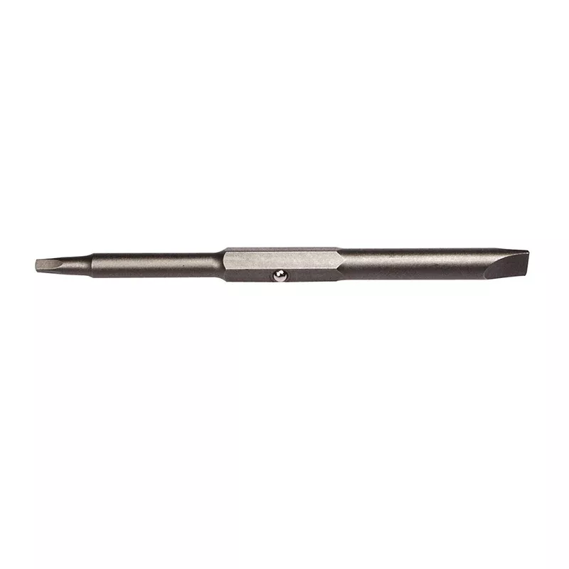 Klein Tools 32411 Replacement Bit, #1 Square and 1/4" Slotted, 2 Piece
