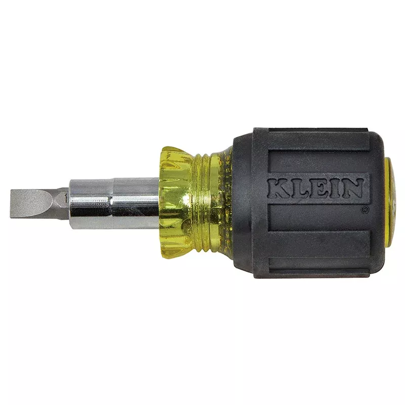Klein Tools 32561 Stubby Screwdriver/Nut Driver with Cushion Grip