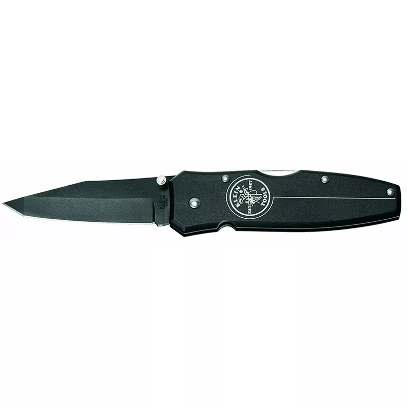 Klein Tools 44052BLK Tanto Lockback Knife