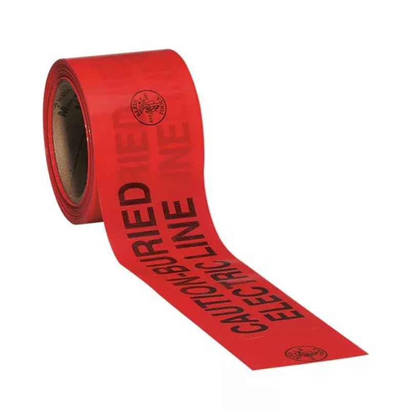 Klein Tools 58003 1000' Caution Electric Line Barricade Warning Tape