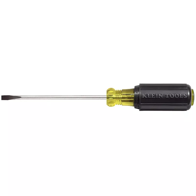 Klein Tools 601-4 3/16" Cabinet Tip Screwdriver 4" Shank