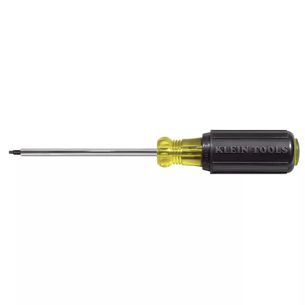 Klein Tools 662 #2 Square Screwdriver with 4-Inch Round Shank