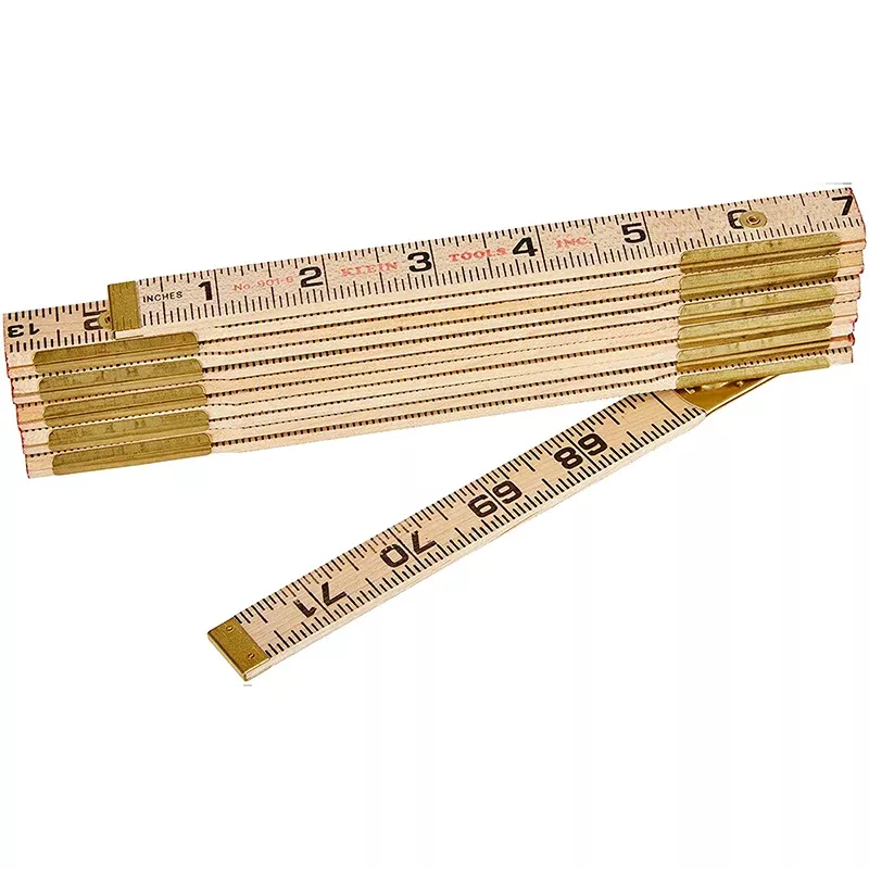 Klein Tools 901-6 Wood Outside Reading Folding Rule