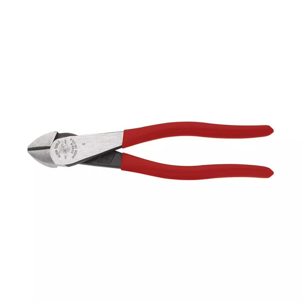 Klein Tools D248-8 8" Standard High-Leverage Diagonal Cutting Angled Head Pliers