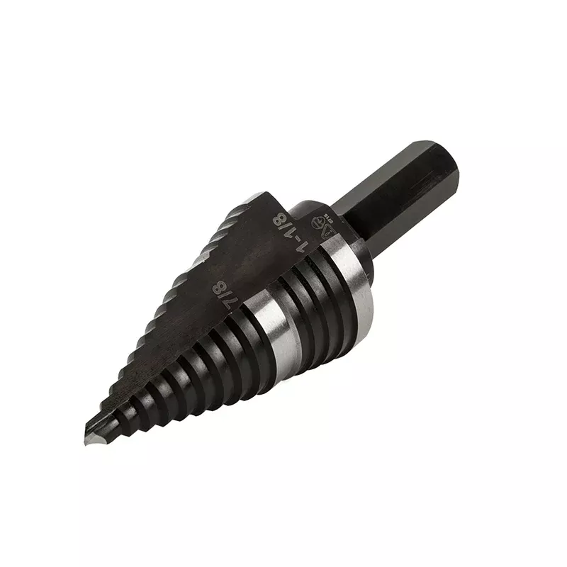 Klein Tools KTSB11 Double Fluted Step Drill Bit #11, 7/8" - 1-1/8"