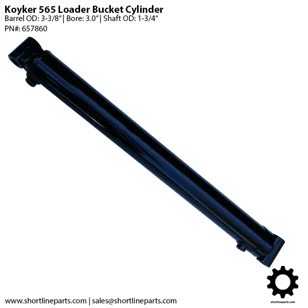 Koyker Loader 565 Bucket Cylinder - 3" Bore - 657860