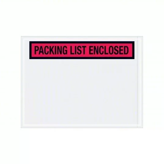 KVM Tools PL451 Packing List Envelope, Red, PK1000