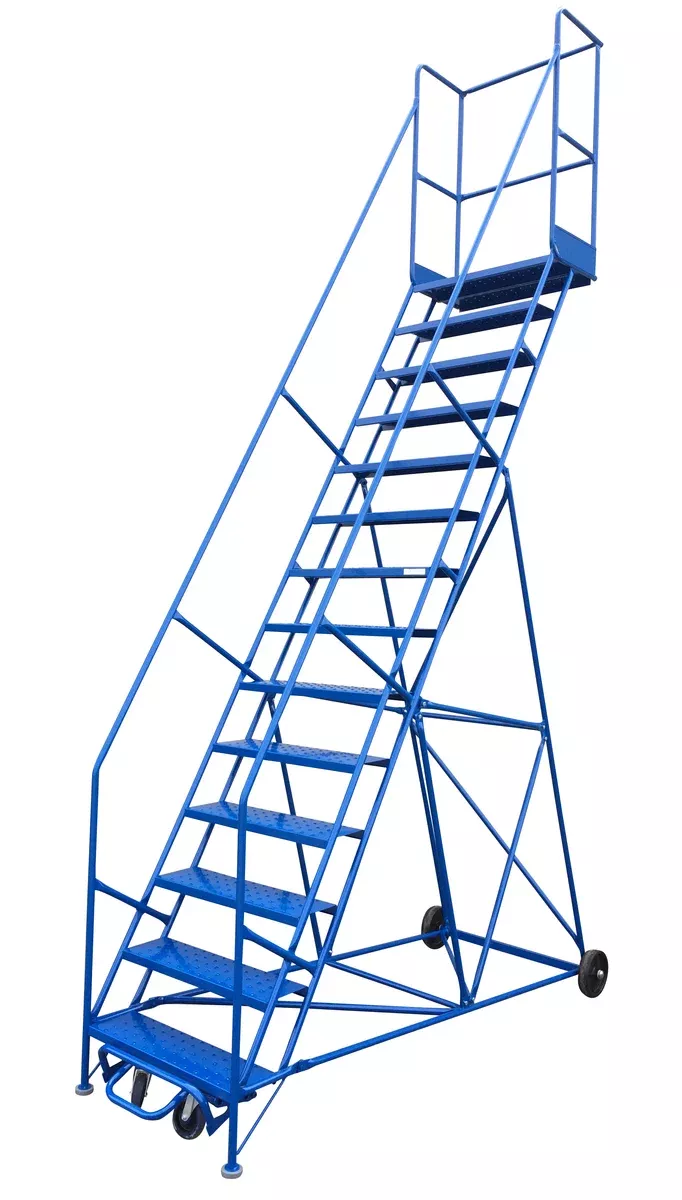 Ladder - Canway Mobile Ladder Stand 14 Step, 14H