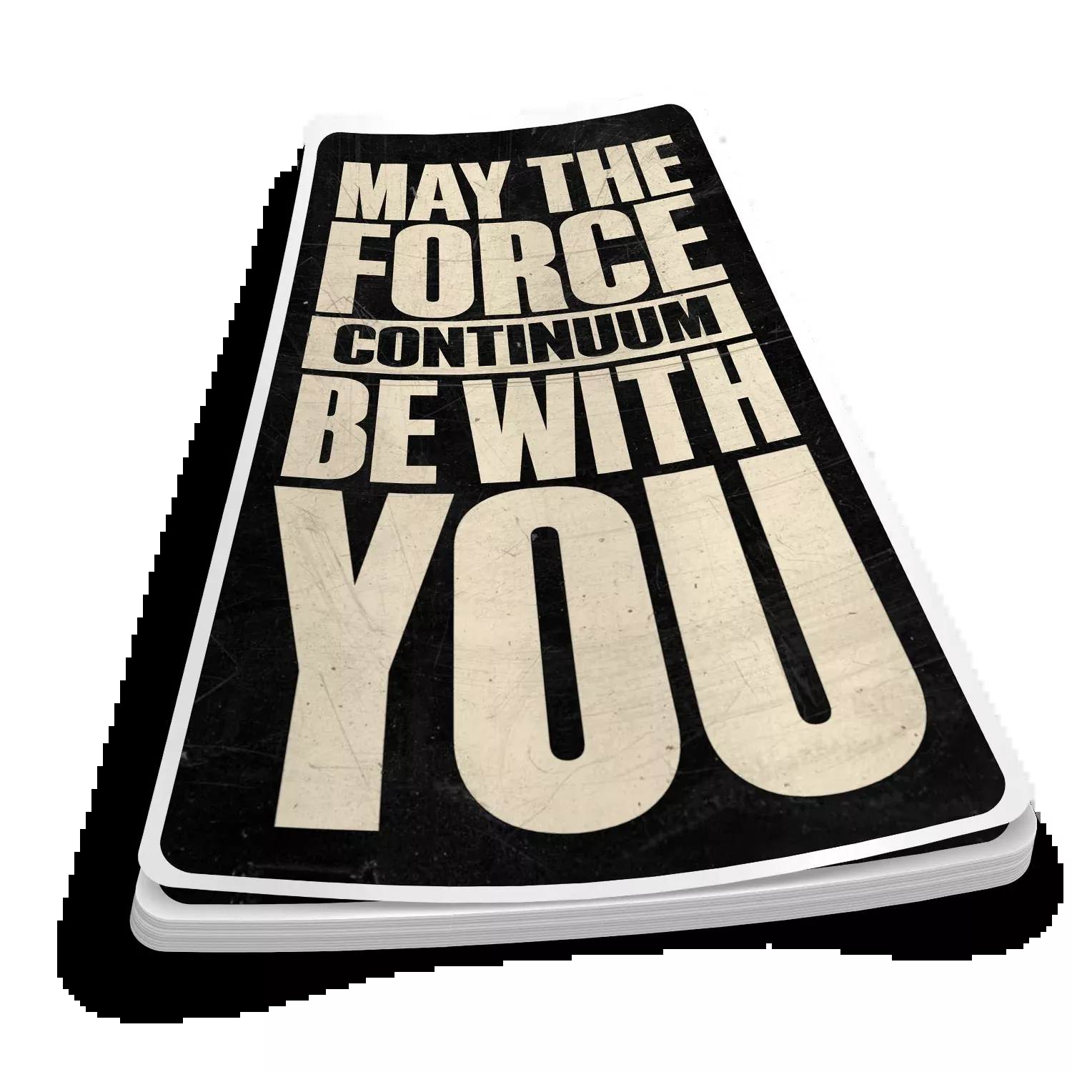 May The Force | Funny Police Stickers