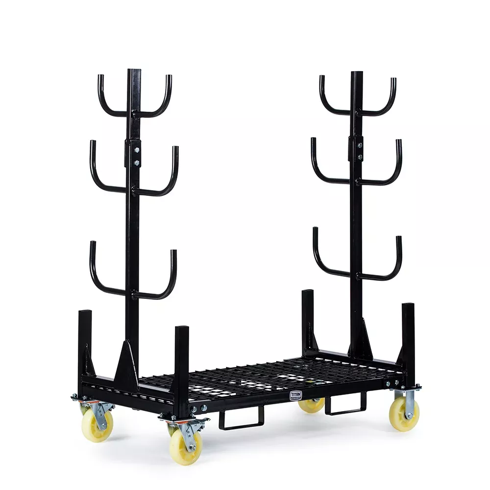 Mobile Industrial Conduit and Pipe Rack Cart