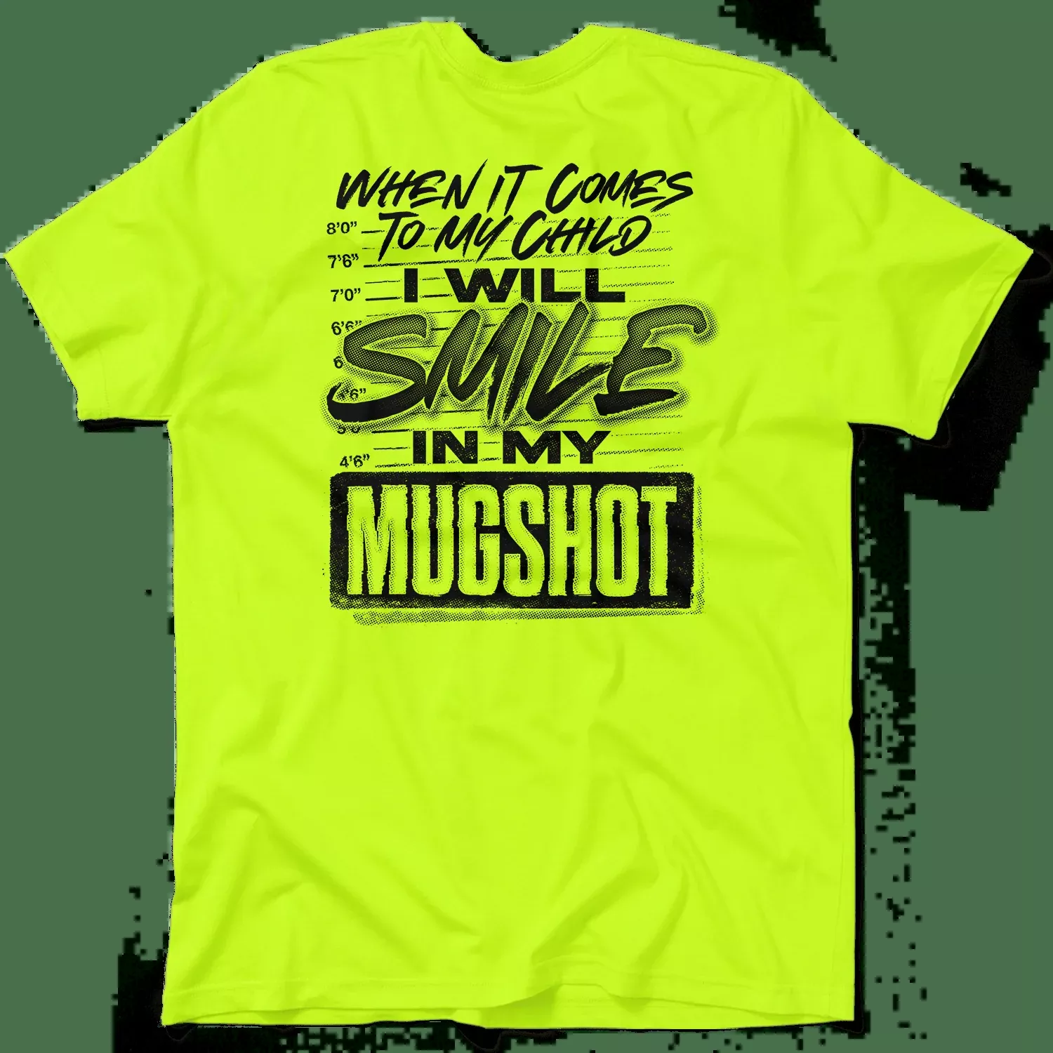 Mugshot - Safety Yellow T-Shirt