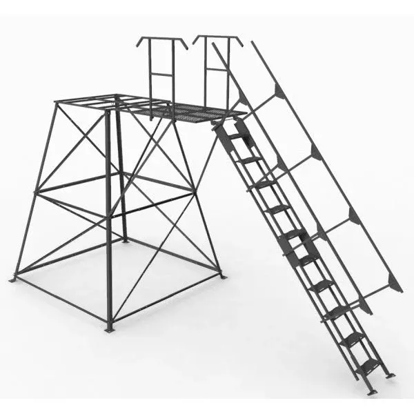 Orion 10 FT Stair - Elevated Deer Blind Stand