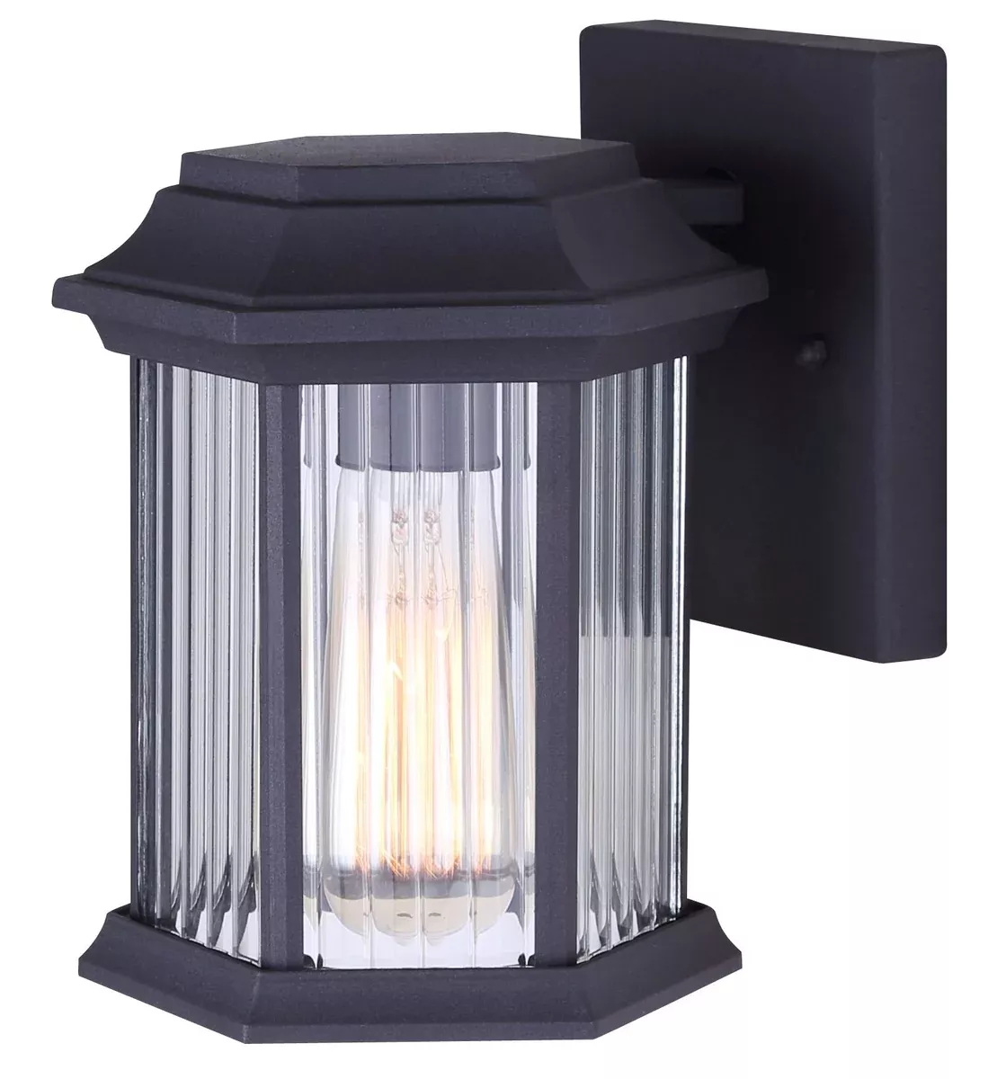 Outdoor Light - Canarm KITLEY Short Outdoor Down Light IOL347BK