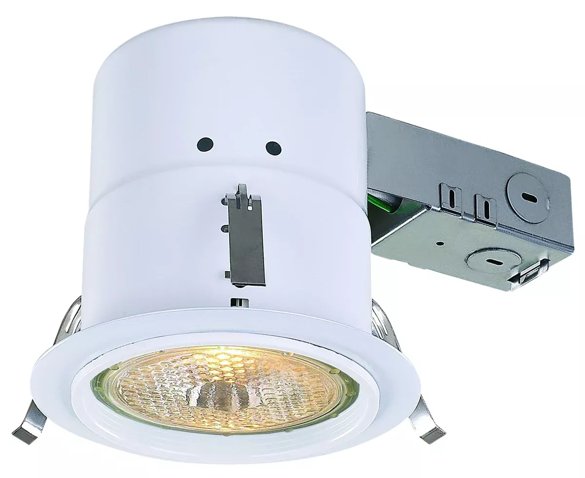 Pot Light - Canarm Recessed 4.5" White Stepped Baffle RN45RC2PHWH
