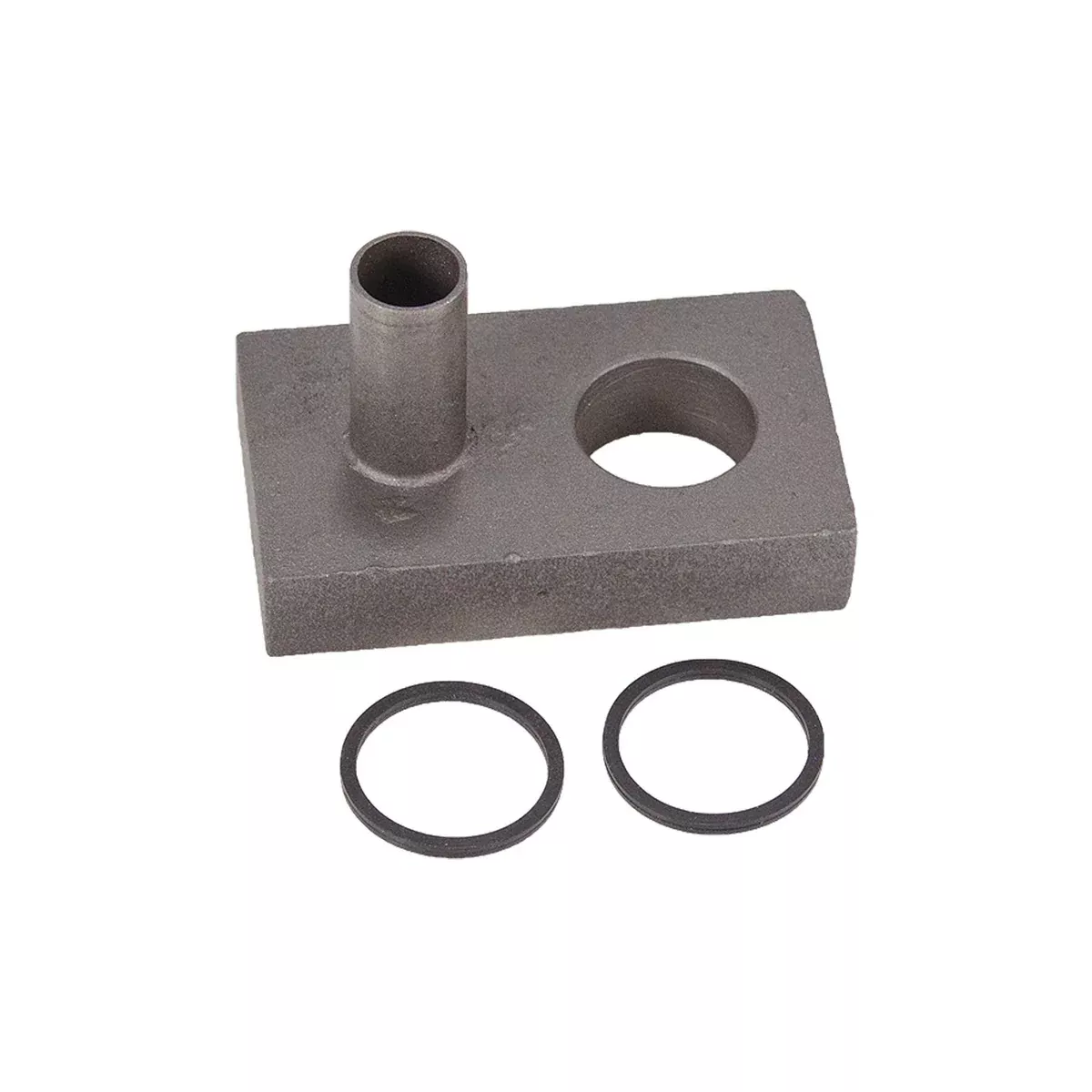 POWER STEERING PUMP PORT BLOCK WITH (2) O-RINGS