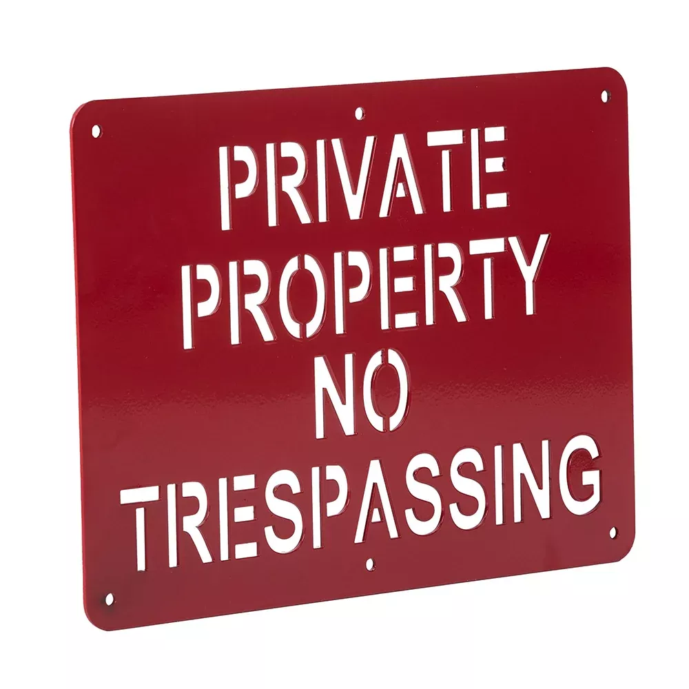 Private Property - No Trespassing Sign | 1