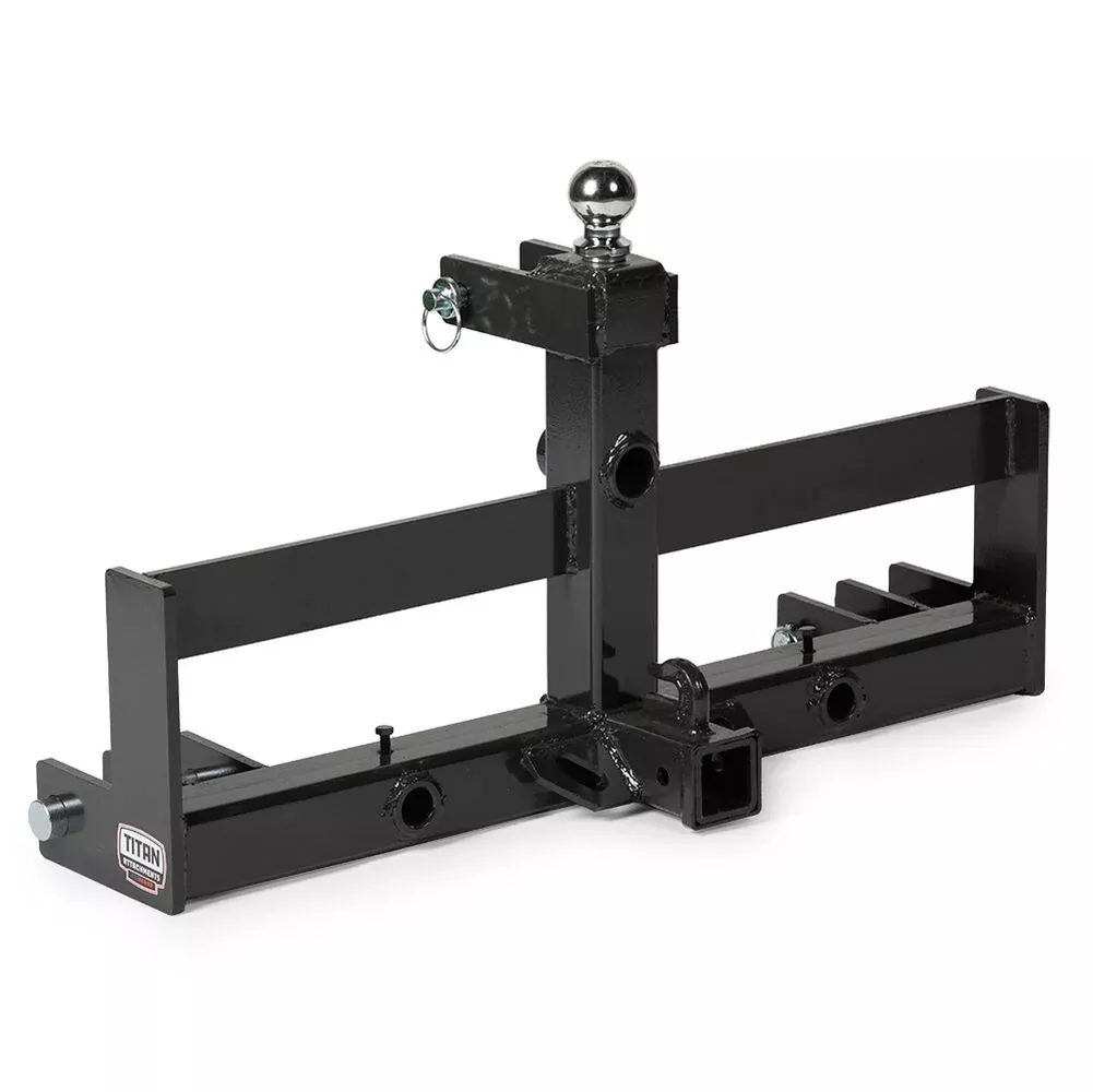 Pro Series 3 Point Hitch Receiver with Suitcase Rack