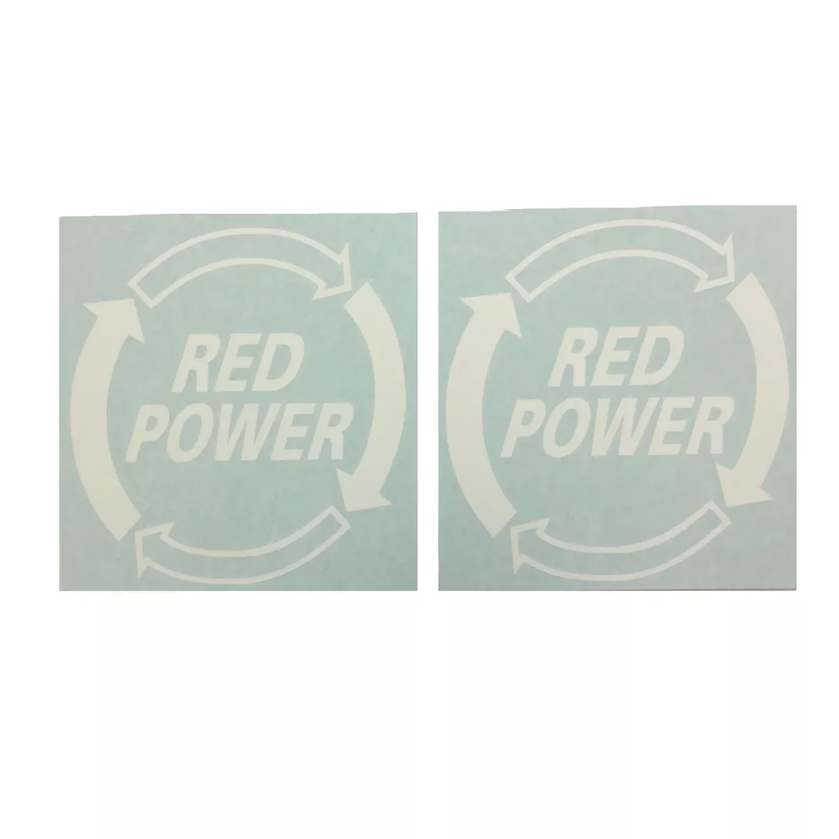Red Power Decal (Set of 2)