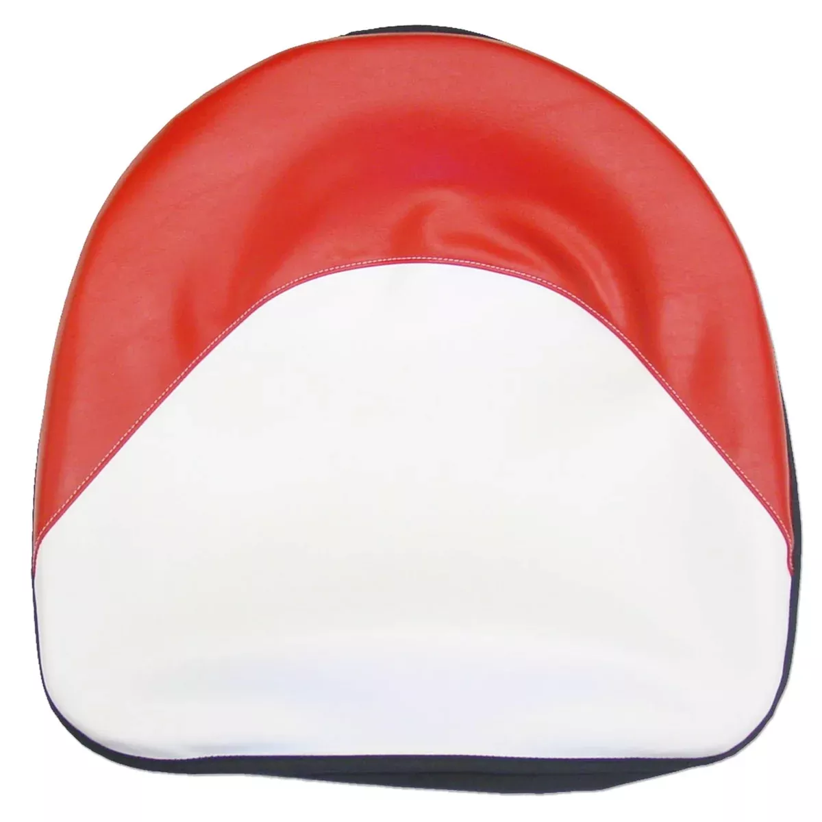 Red And White Tractor Seat Cushion
