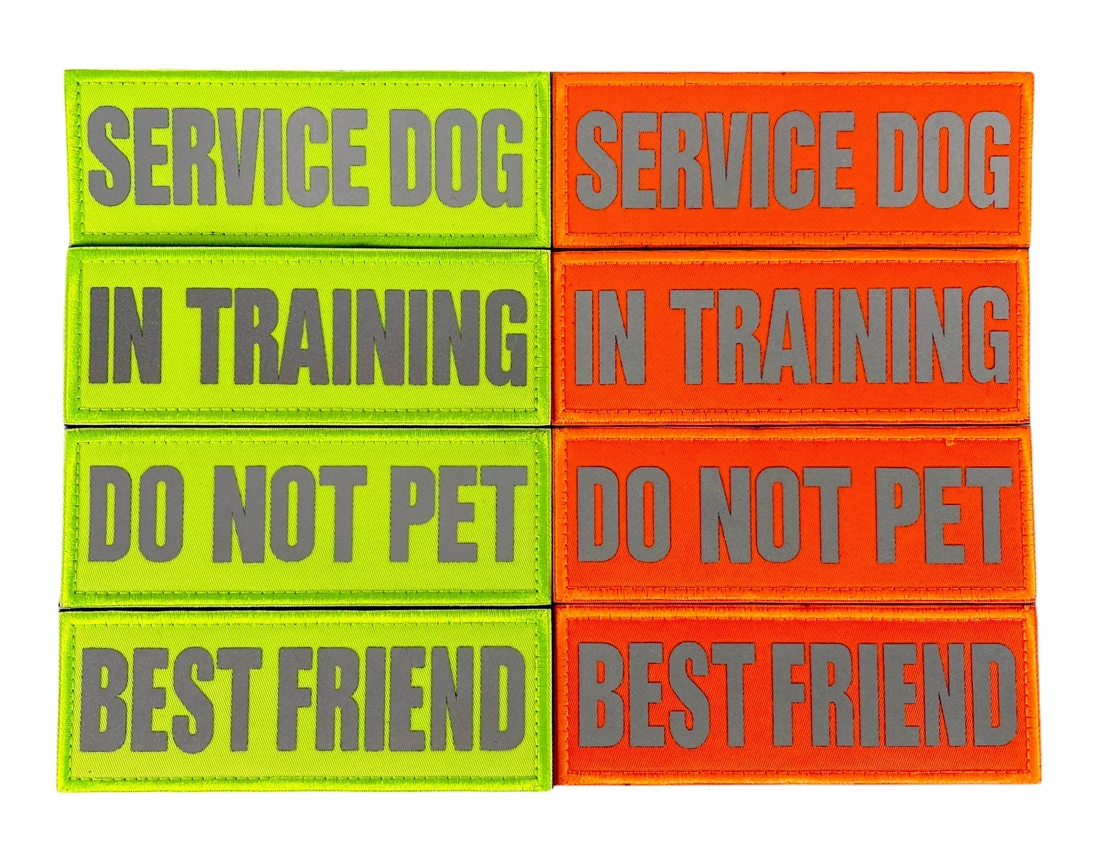 REFLECTIVE HIGH VISIBILITY NEON Tag Patch