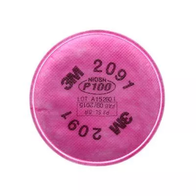 Respirator Filter - 3M 2000 Series Particulate Filter P100 (Package of 2) 2091