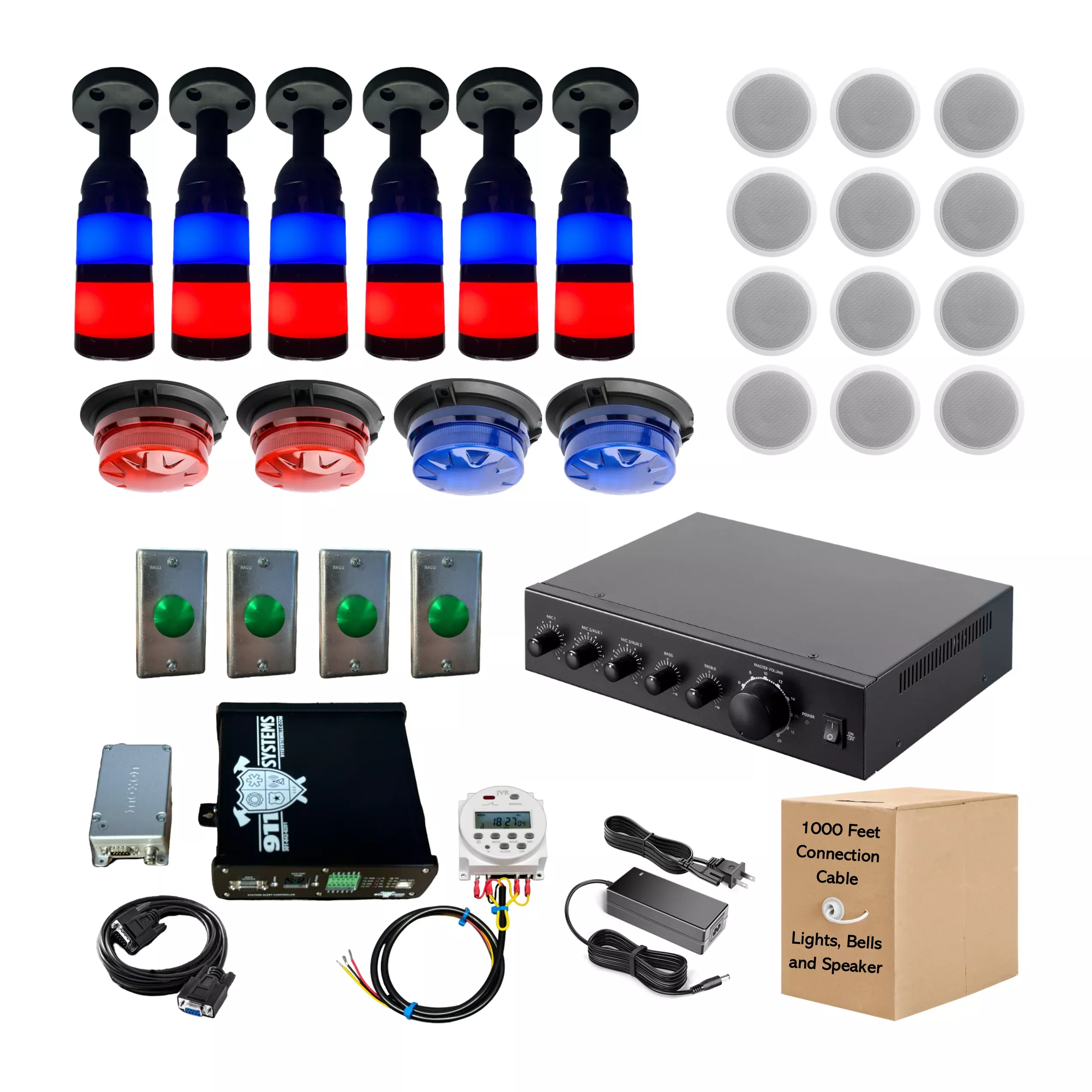 SA951 Complete Firehouse Alert System - Package 1C