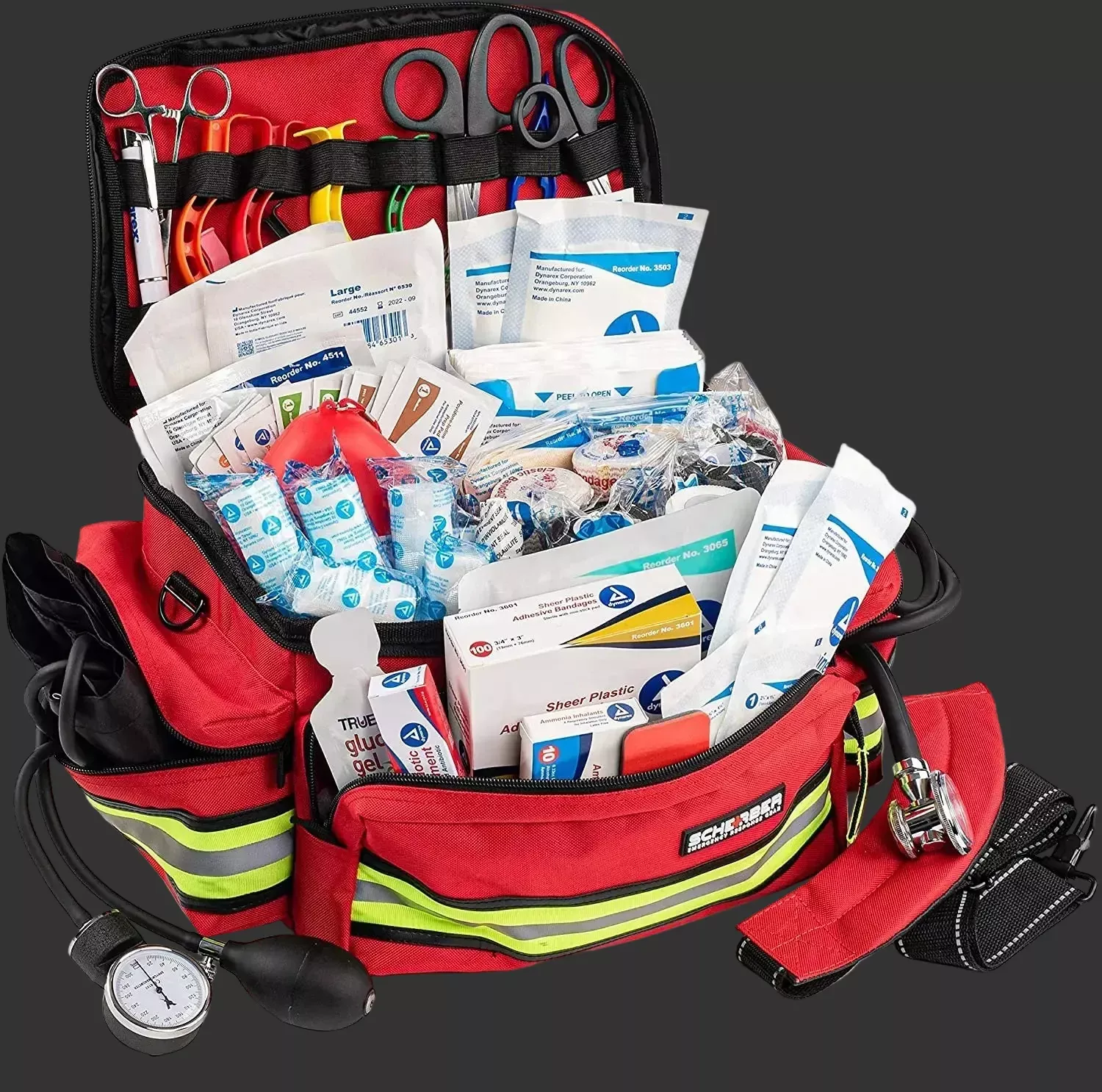 Scherber Basic First Responder Trauma Kit - Fully Stocked
