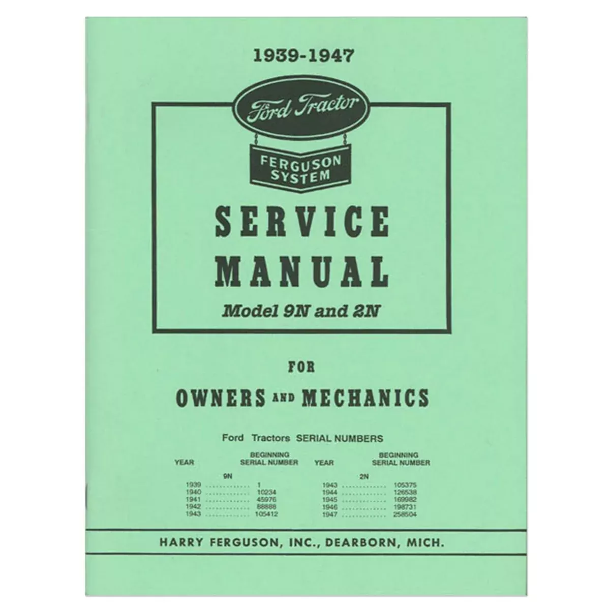Service Manual Reprin