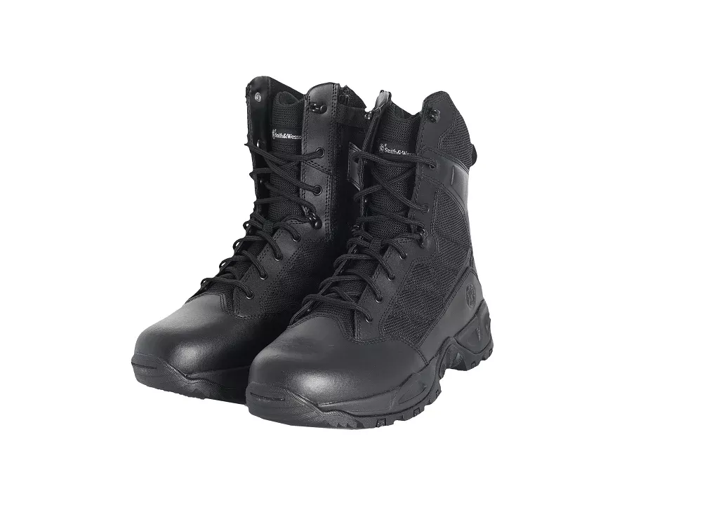 Smith & Wesson- Scout Hot Weather 8" Side Zip Polishable Toe