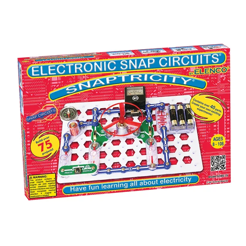 Snap Circuits SCBE-75 Snaptricity Electronics Discovery Kit