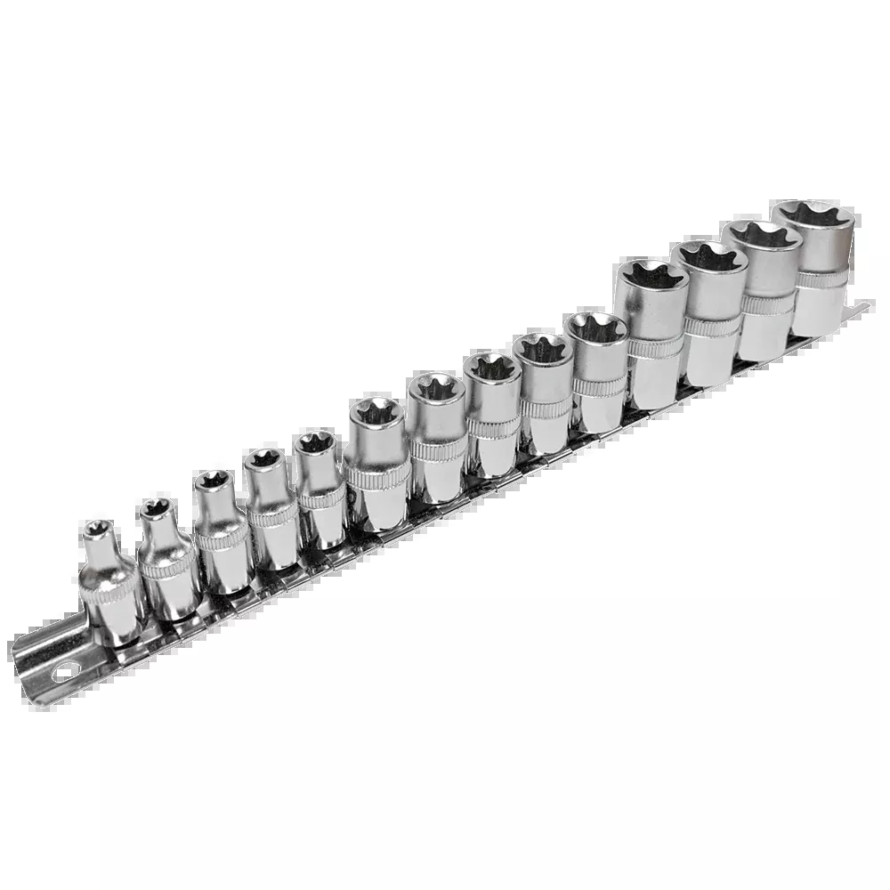 Socket Set - Jet 14-Piece 1/4", 3/8", 1/2" Drive E-Torx Socket Set 601810