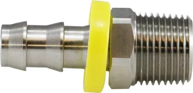 Stainless Steel Push On Male Adapter