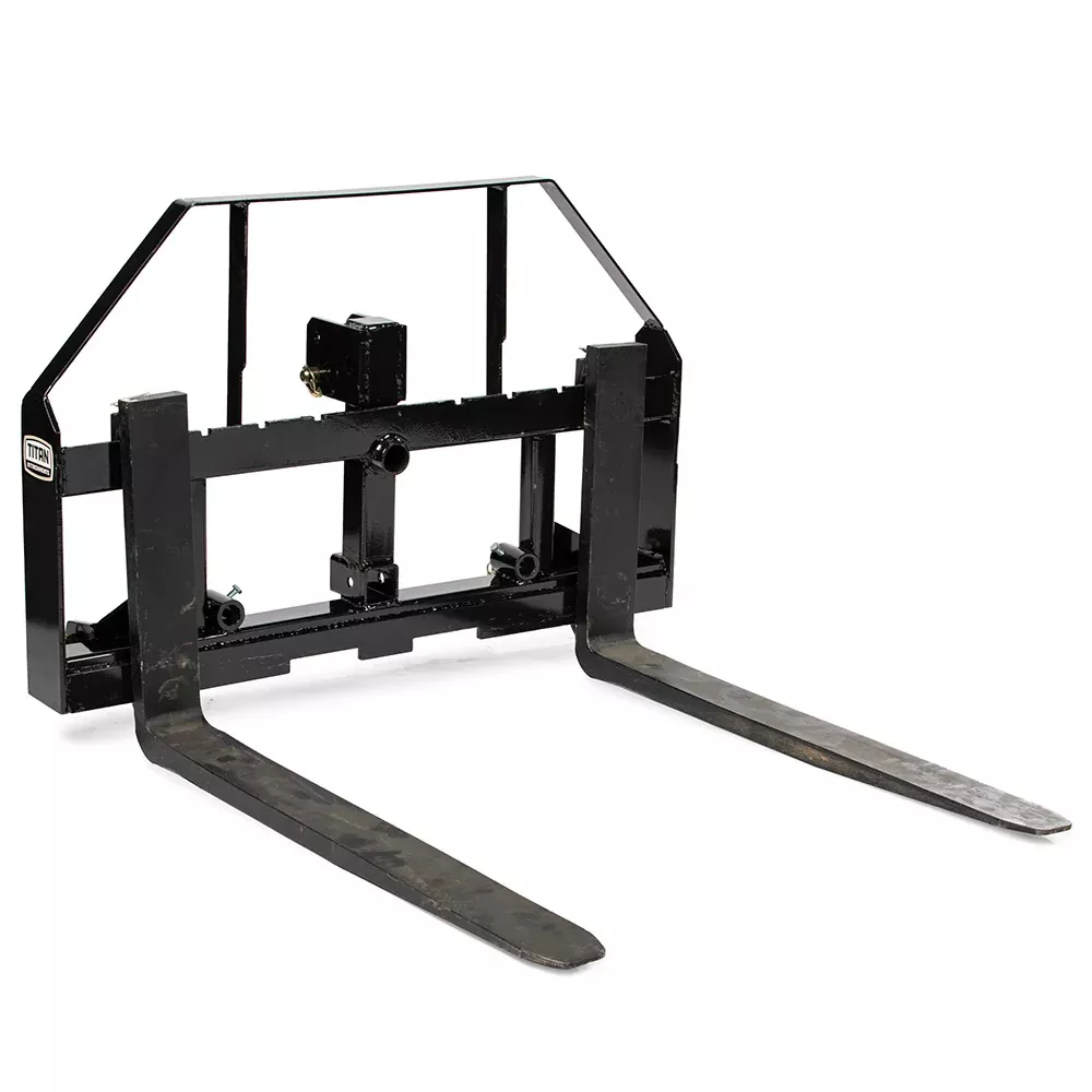 Standard Series 3 Point Pallet Fork Frame Attachment | 36" Pallet Fork Blades