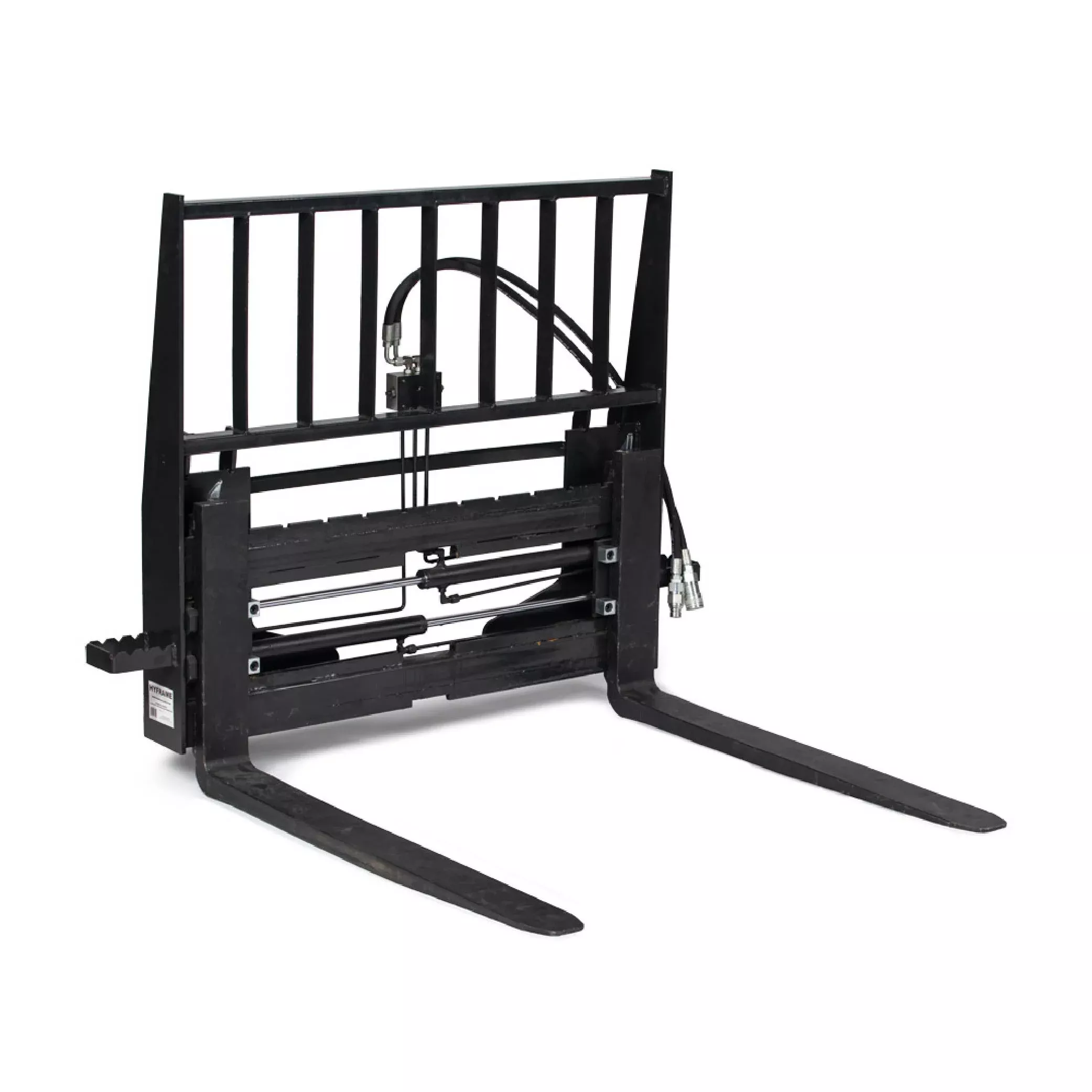 Standard Series Adjustable Hydraulic Pallet Fork Attachment, 36" Fork Blades