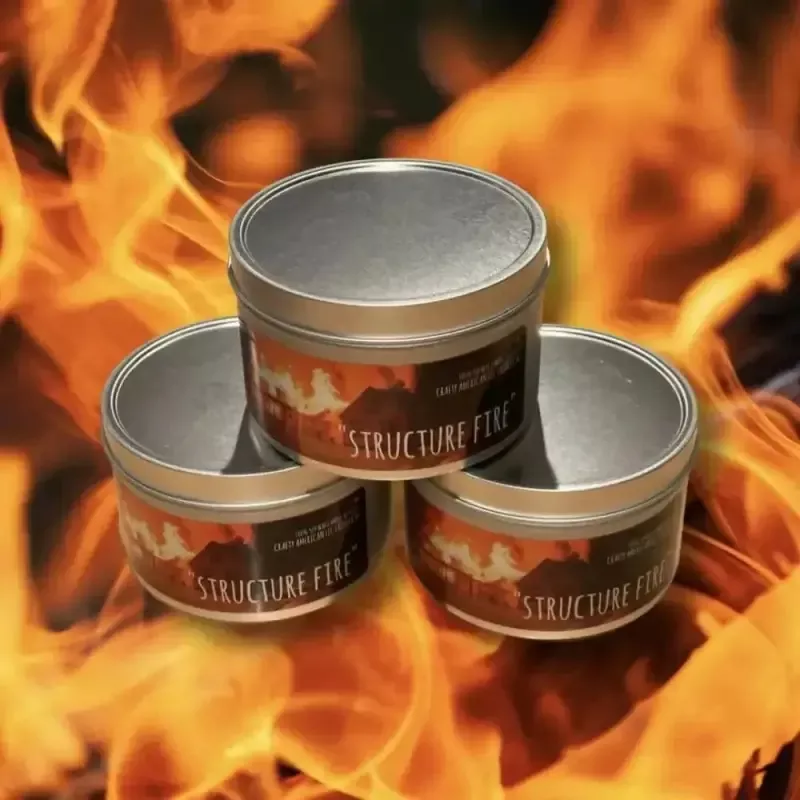 Structure Fire Scented Candle