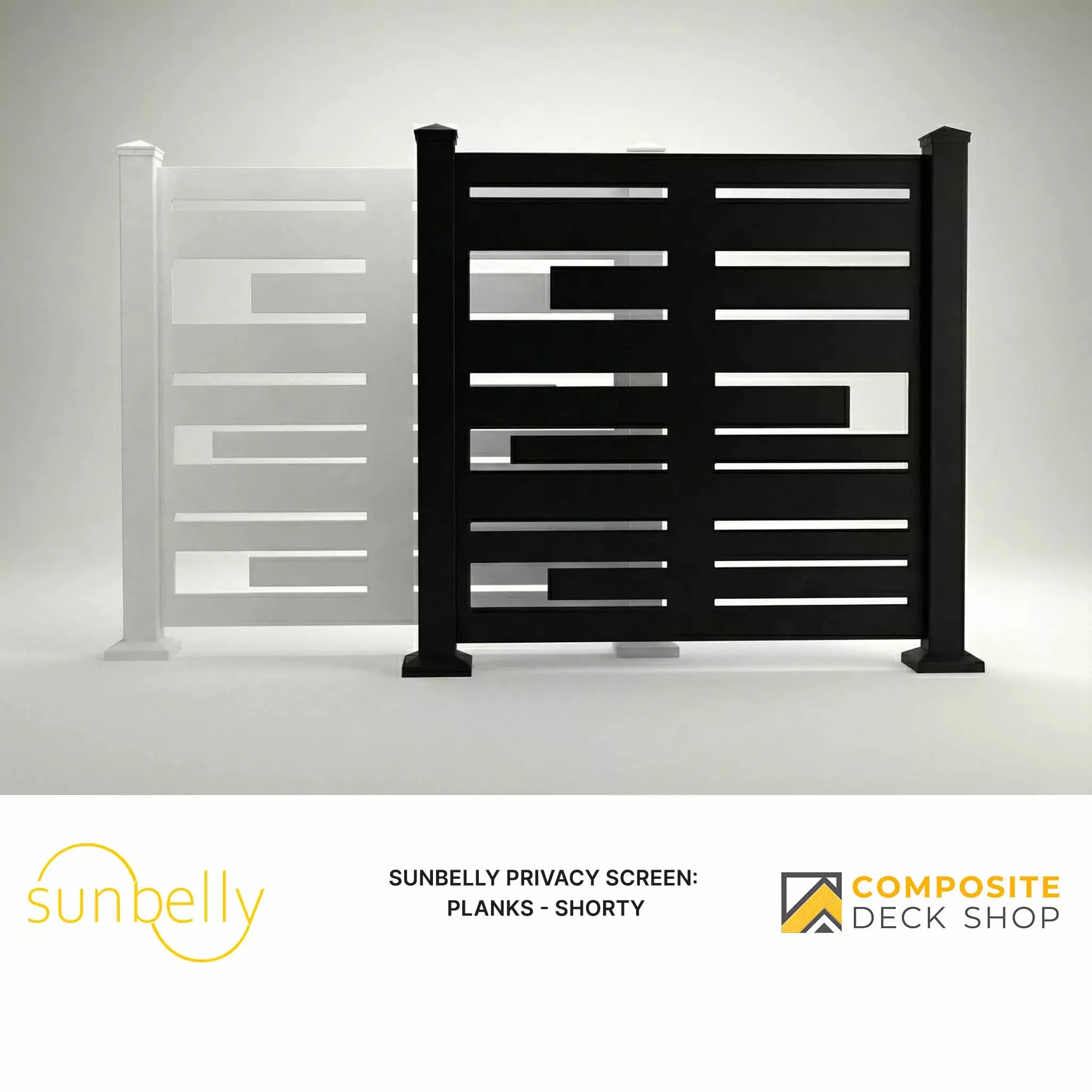 Sunbelly Privacy Screen - Planks - Shorty