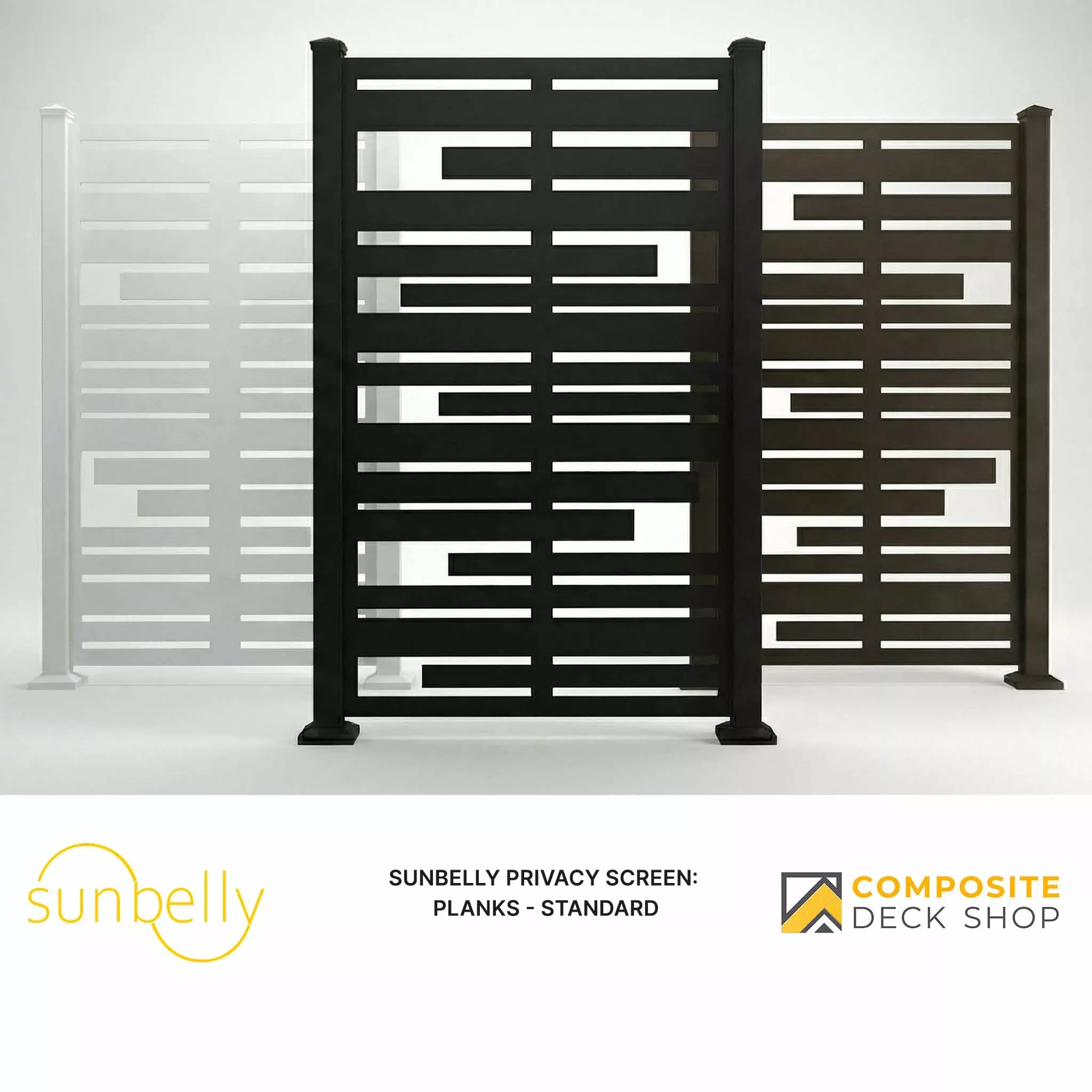 Sunbelly Privacy Screen - Planks - Standard